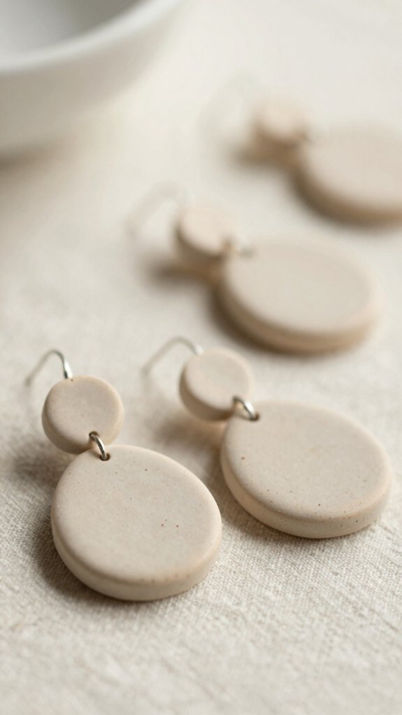 beginner polymer clay earrings