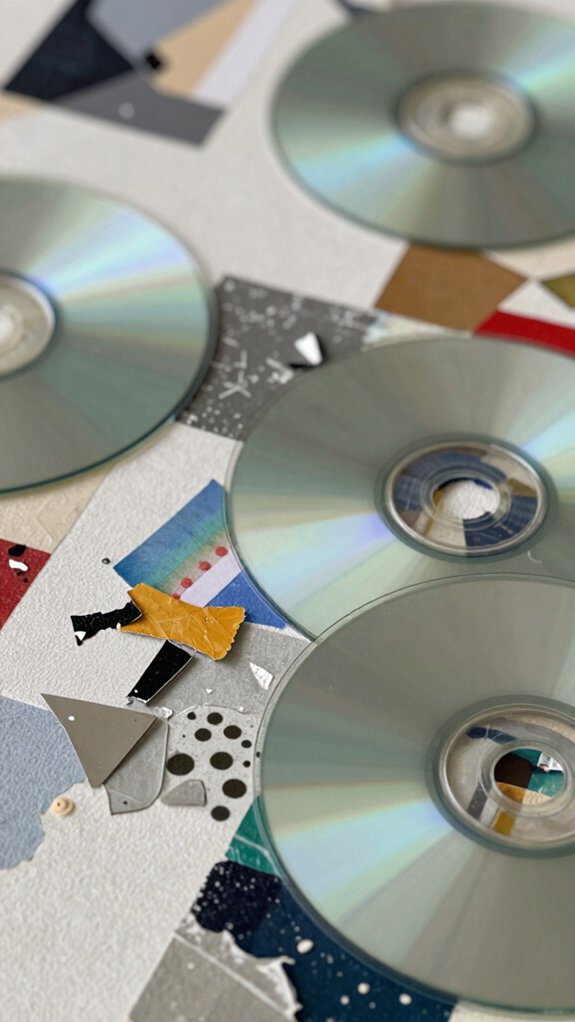 14 DIY CD Art Ideas That Give Old Discs a Stunning Second Life 13 cd sparkle canvas mandalas