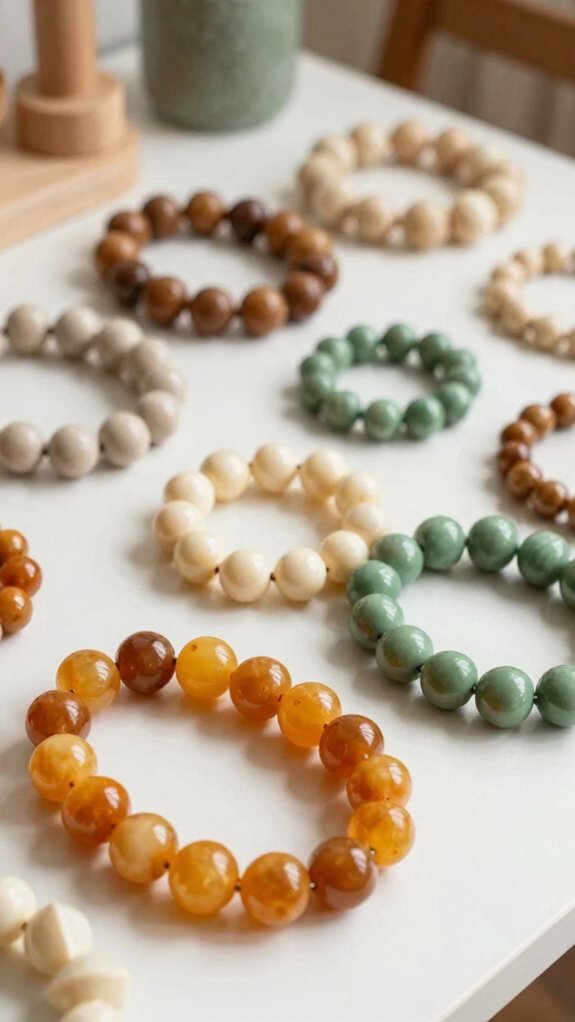 chunky bead wall decor