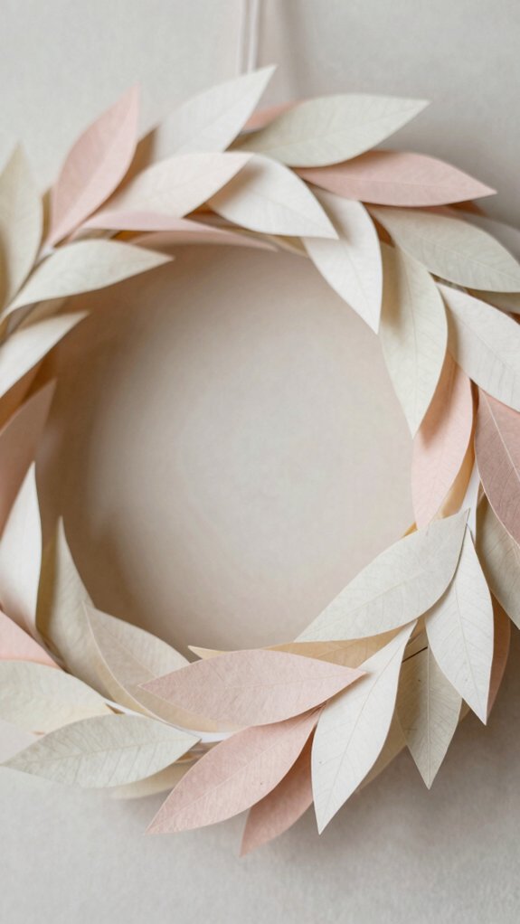 15 Easy Paper Crafts You’ll Want to Make Again and Again 8 colorful handmade paper leaf wreath