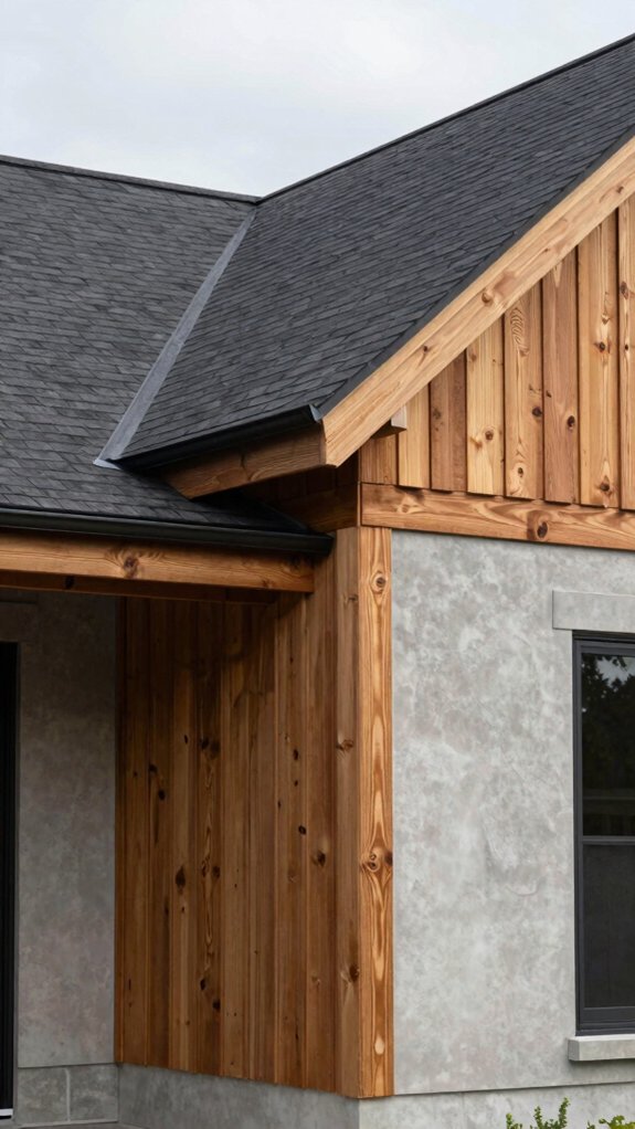 How to Design a Modern Farmhouse Exterior From the Ground up 7 coordinated roofline and trim
