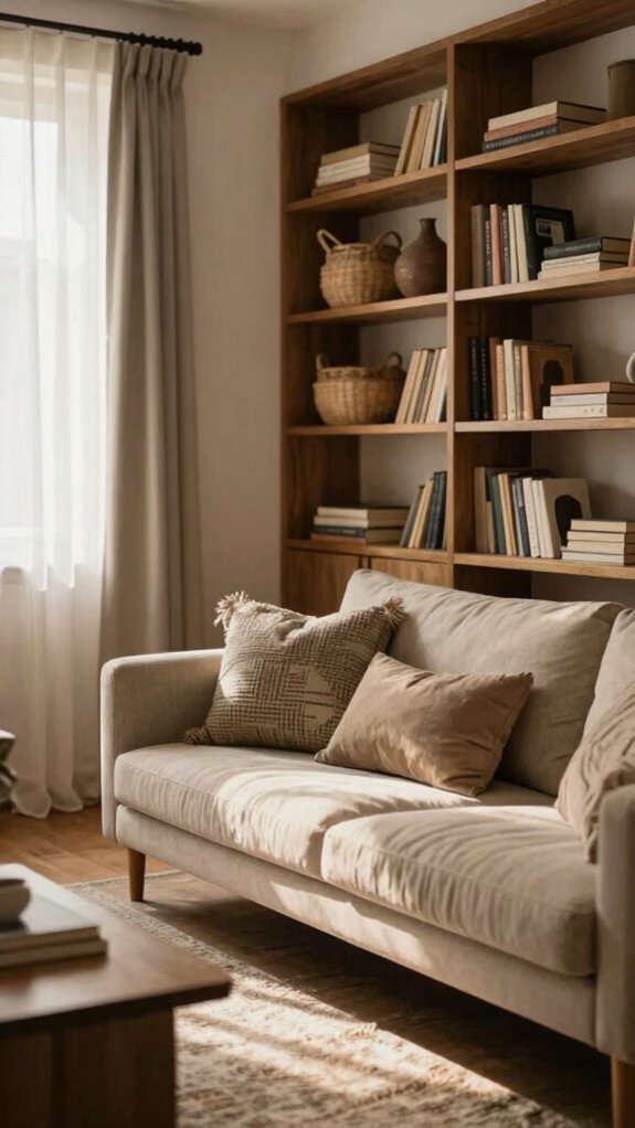 17 Cozy Living Room Ideas You’ll Never Want to Leave 17 cozy built in bookcase styling