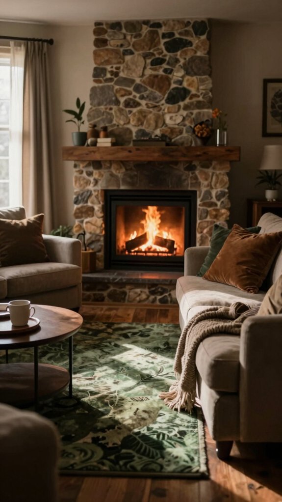 17 Cozy Living Room Ideas You’ll Never Want to Leave 15 cozy fireplace mantel focal point