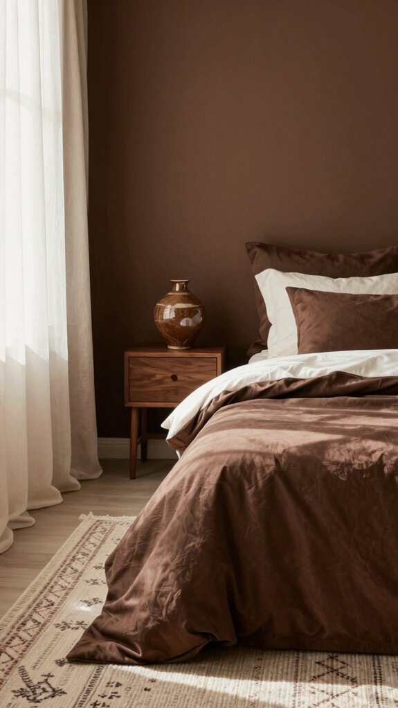 15 Bedroom Color Combinations Designers Never Get Tired Of 9 cozy ivory and chocolate neutrals
