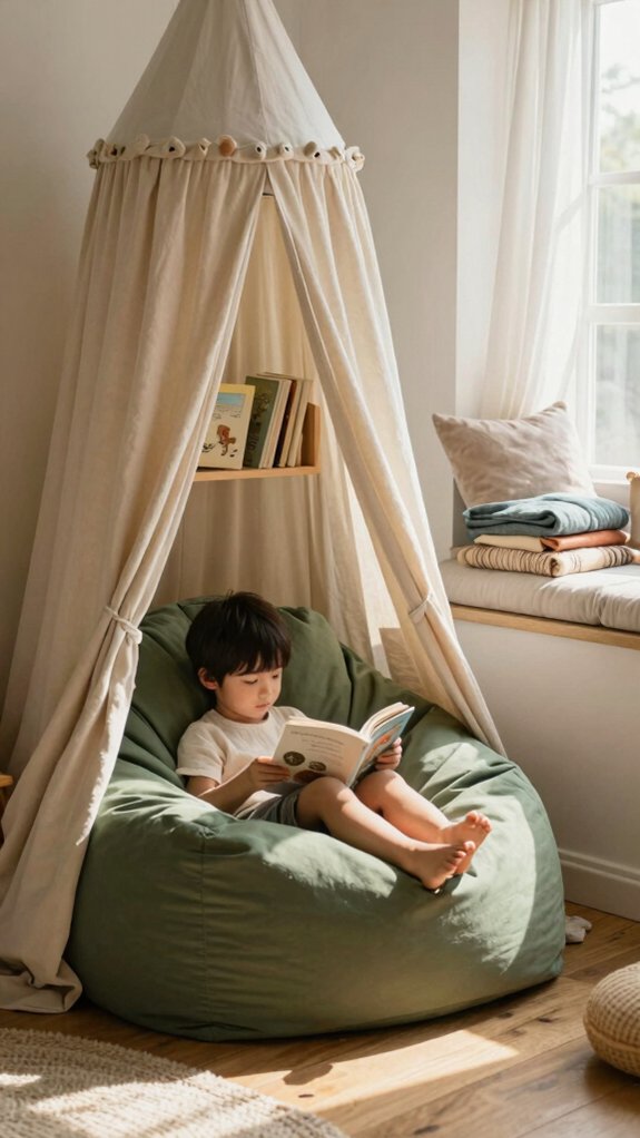 Shared Bedroom Ideas That Give Every Child Their Own Space 4 cozy mirrored reading nooks