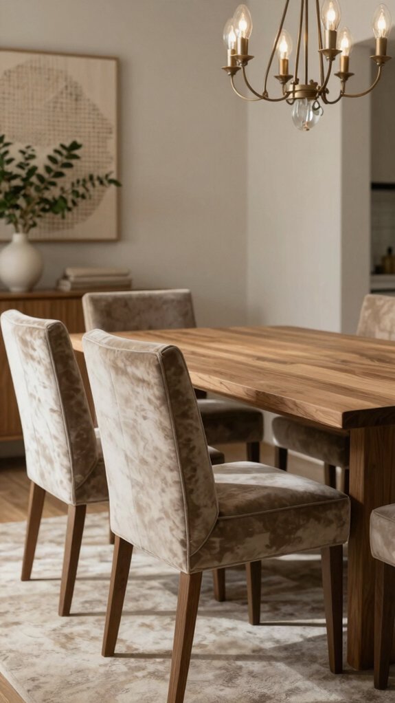 cozy performance upholstered dining chairs