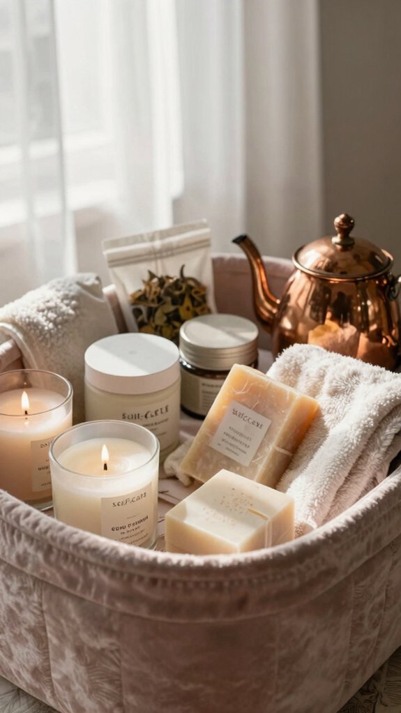 14 Hamper Ideas for Women for Every Occasion 6 cozy self care sunday box