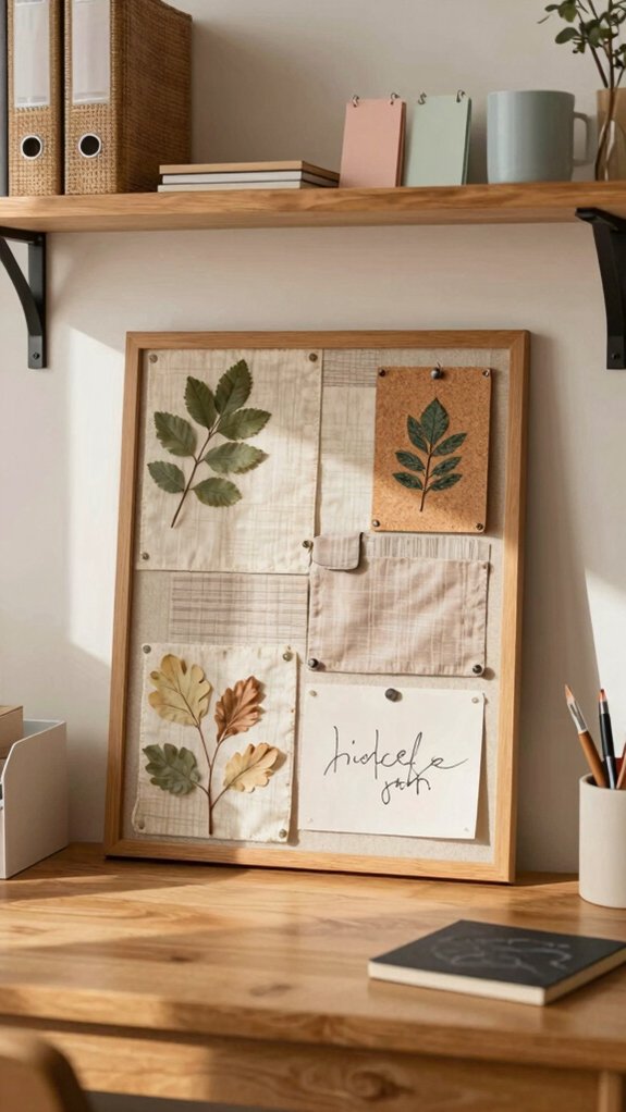 cozy study wall board