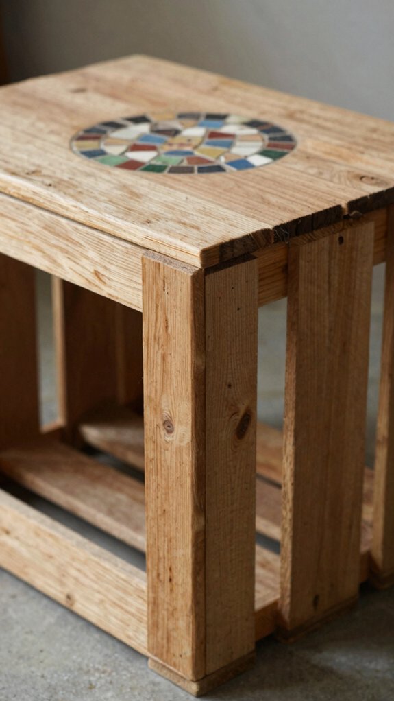 16 Useful Recycled Crafts That Turn Waste Into Something Beautiful 14 crate side table diy tips