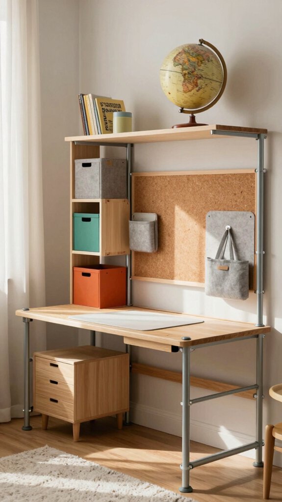 creative homework command center