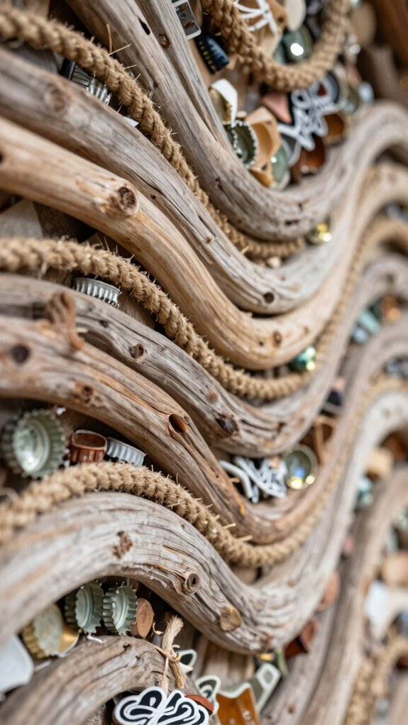 15 Wall Hanging Ideas Made From Everyday Waste Materials 8 driftwood rope wall hanging