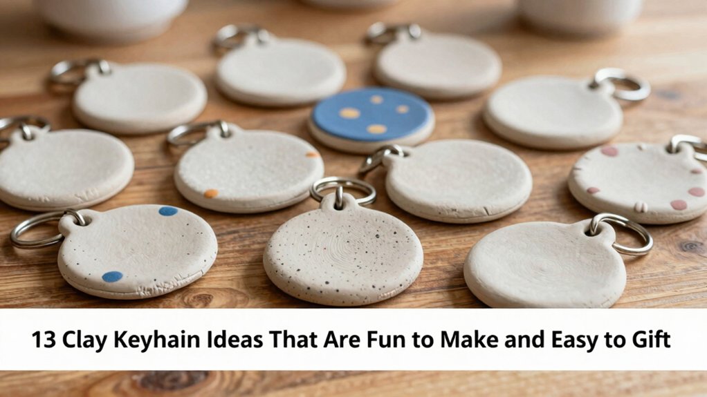easy fun clay keychains