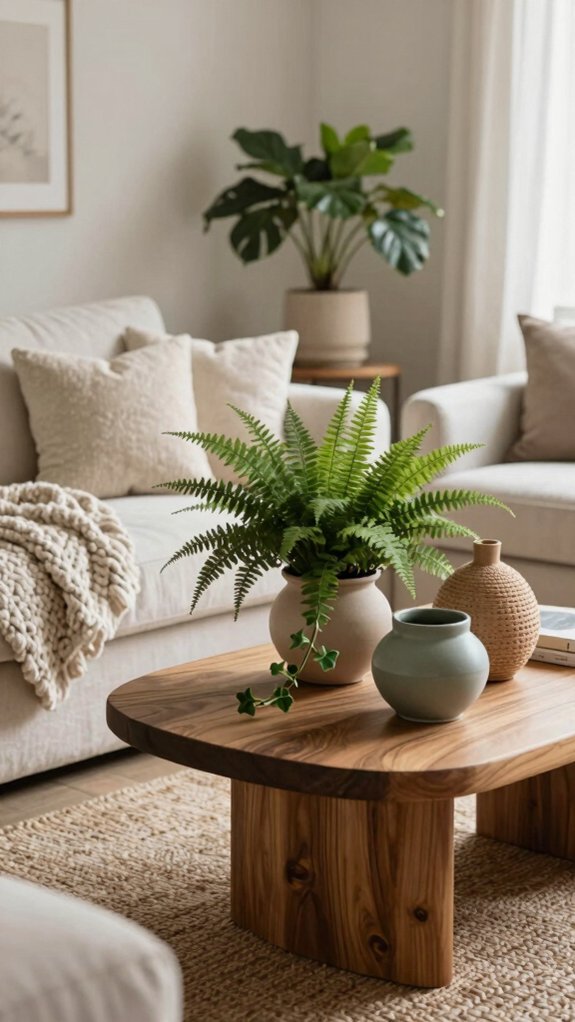 19 Cozy Living Room Ideas Inspired by Designer Homes 17 easy greenery styling tips
