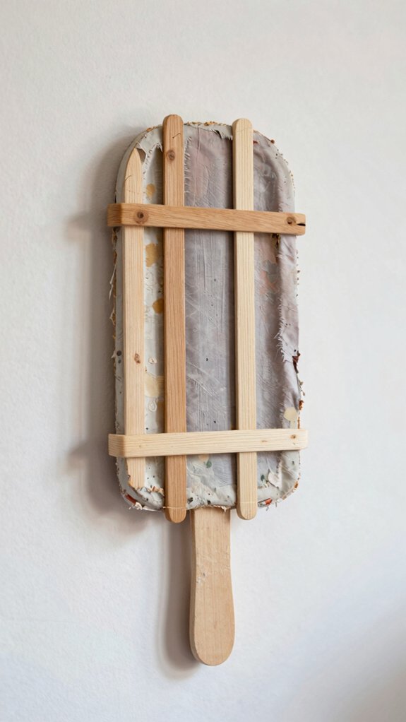 15 Wall Hanging Ideas Made From Everyday Waste Materials 14 easy popsicle stick wall art