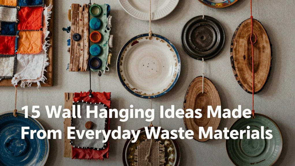 15 Wall Hanging Ideas Made From Everyday Waste Materials 4 everyday waste wall art ideas