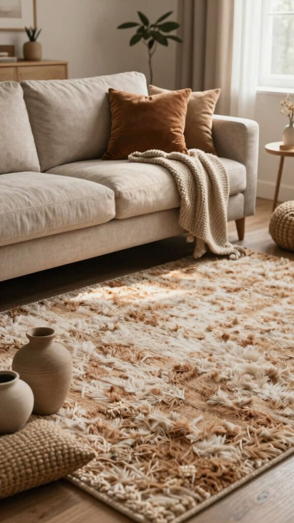 19 Cozy Living Room Ideas Inspired by Designer Homes 3 extend rug beyond sofa