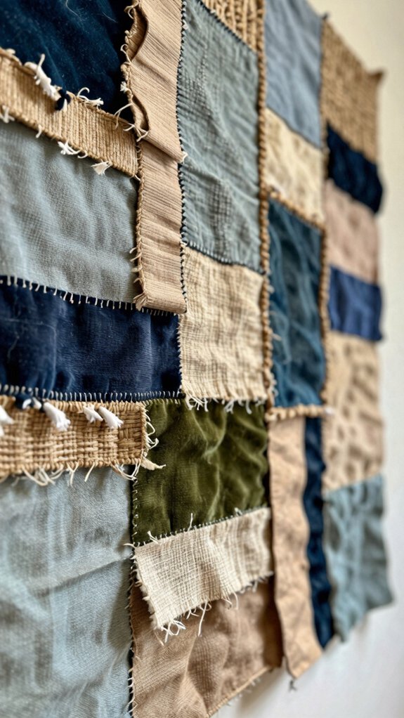 15 Wall Hanging Ideas Made From Everyday Waste Materials 4 fabric scrap weave wall hanging