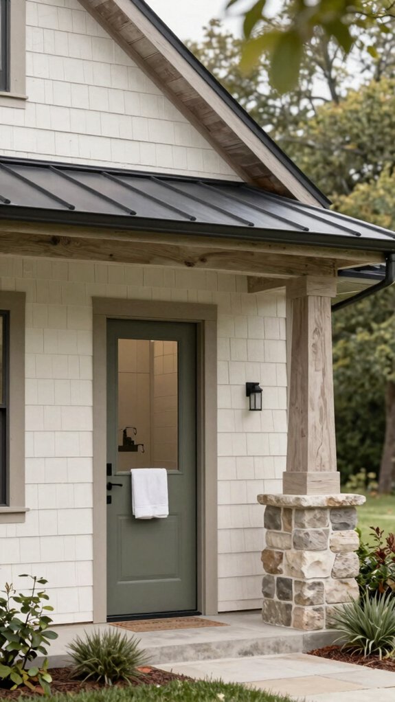 farmhouse neutral charcoal contrast