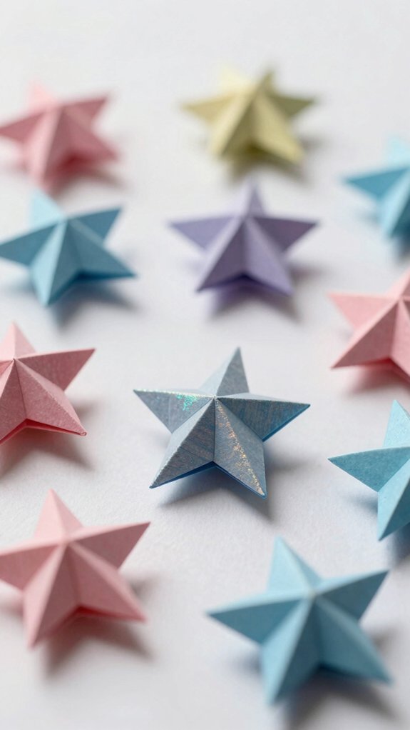 15 Easy Paper Crafts You’ll Want to Make Again and Again 6 folded 3d paper stars craft