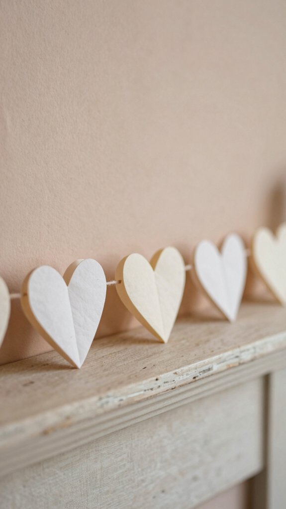 15 Easy Paper Crafts You’ll Want to Make Again and Again 5 folded heart garland paper chain
