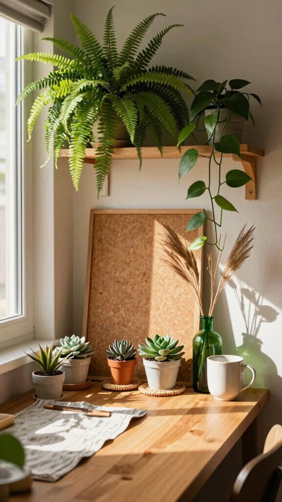 fresh botanical study shelf