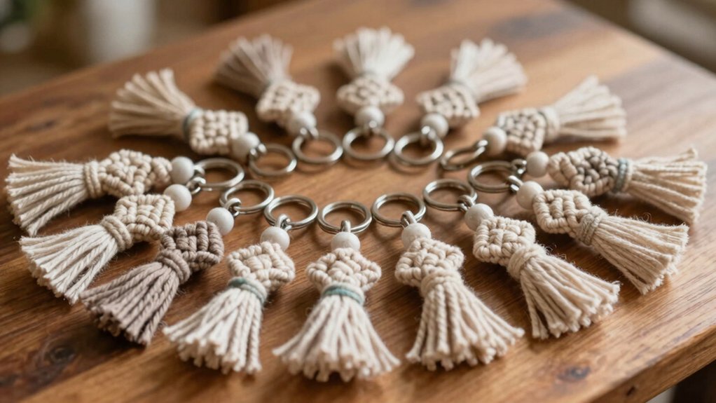 13 Macramé Keychains You’ll Love Making 2 handmade macram keychain ideas
