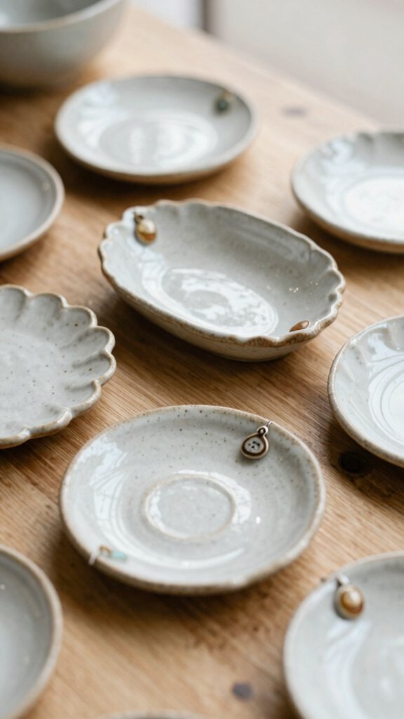 handmade painted trinket dish