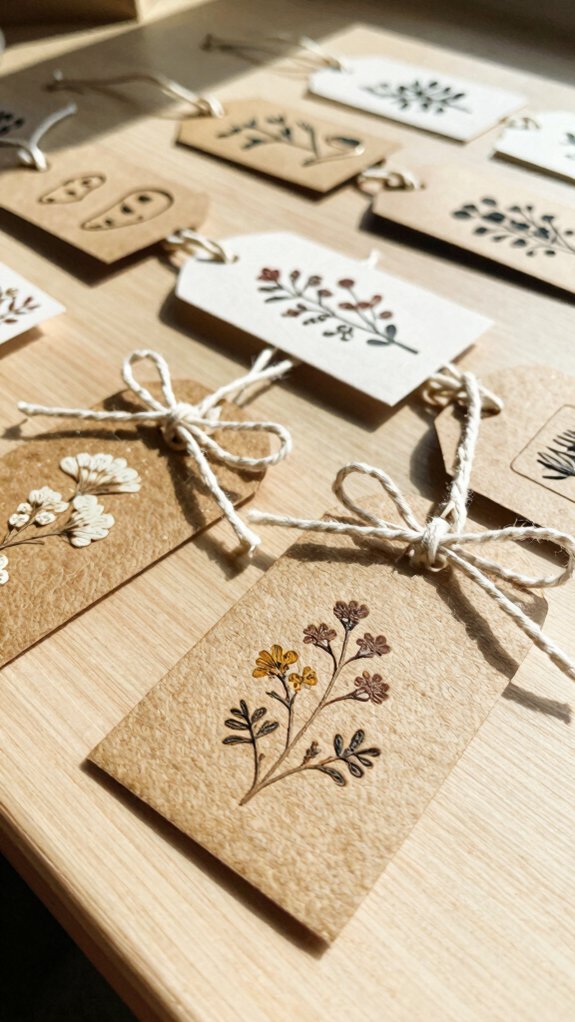 handmade personalized gift tags