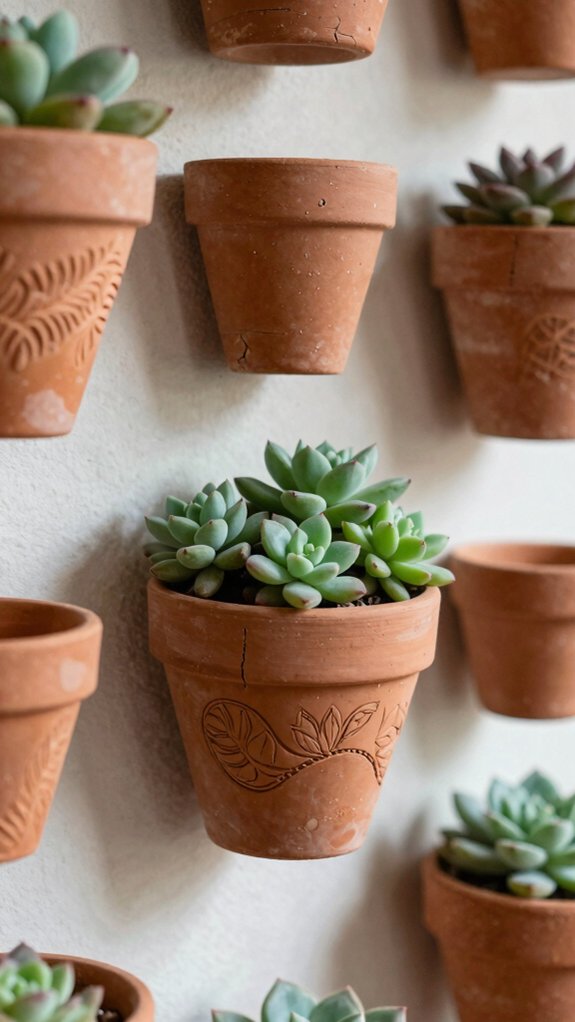 15 Terra Cotta Pot Crafts That Go Beyond Simple Planters 7 hanging terra cotta succulent garden