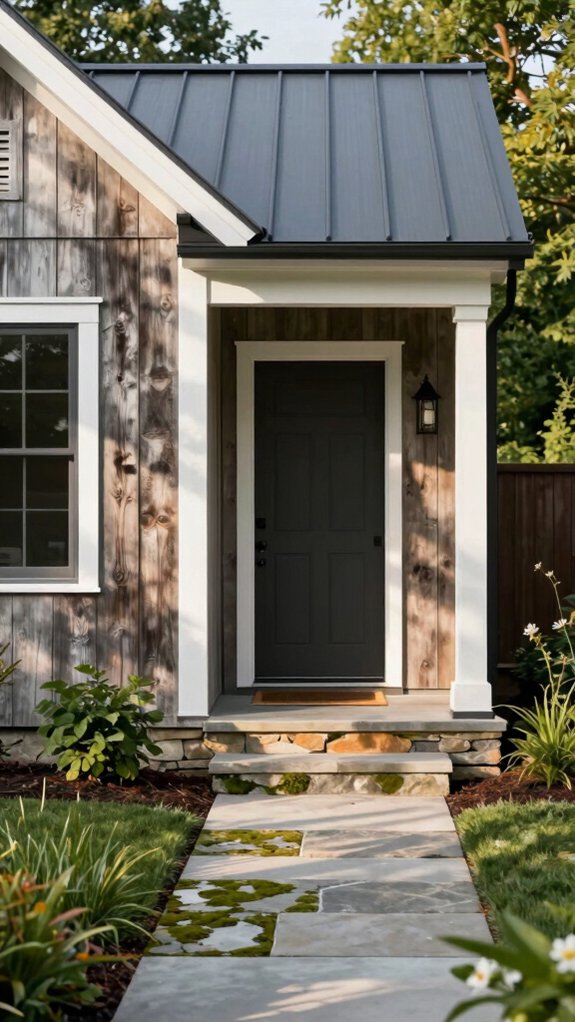 How to Design a Modern Farmhouse Exterior From the Ground up 8 hardscape path alignment