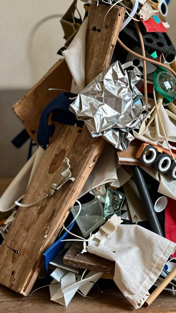 14 Upcycling Art Projects That Turn Everyday Waste Into Decor 15 homey recycled scrap sculpture