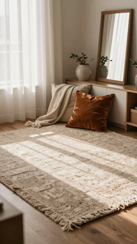 layer rugs for cozy comfort