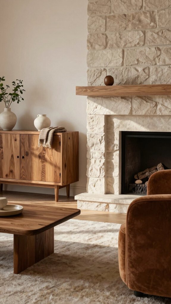 light oak modern accents
