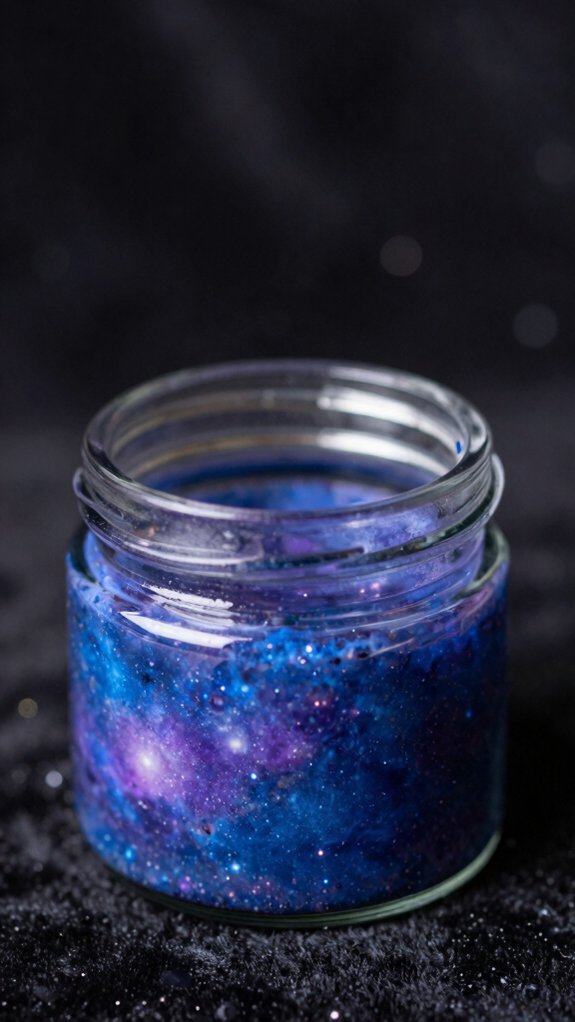 13 Galaxy Jar DIY Ideas Kids Will Love 6 lightest layer first