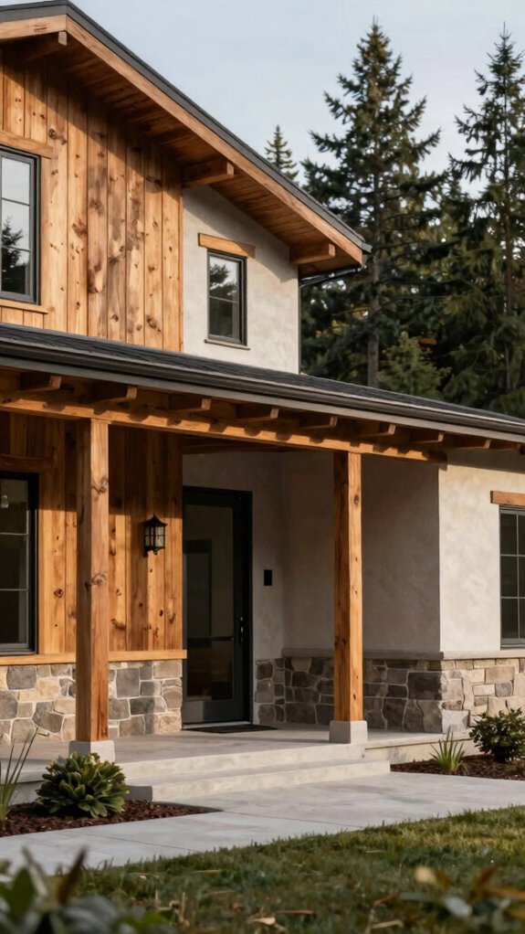 How to Design a Modern Farmhouse Exterior From the Ground up 3 low maintenance texas exterior