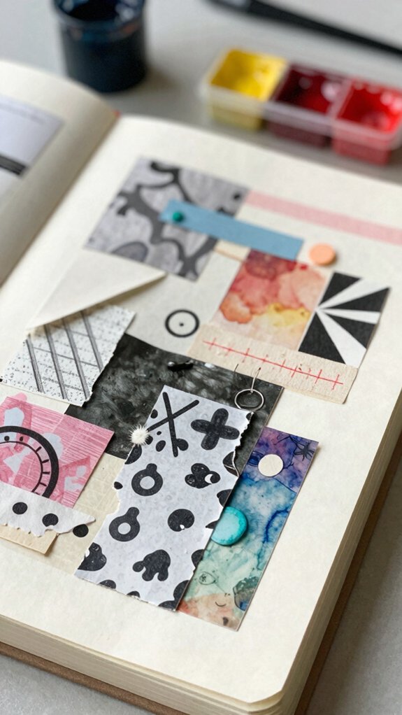 16 Art Projects for Teens That Feel Creative and Modern 8 mixed media collage journal pages