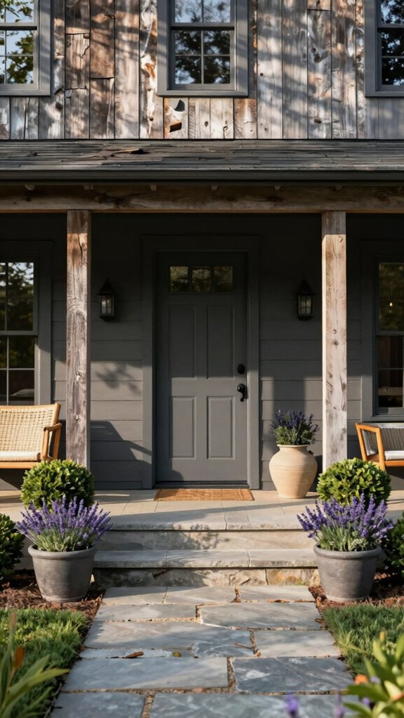 modern farmhouse welcoming porch