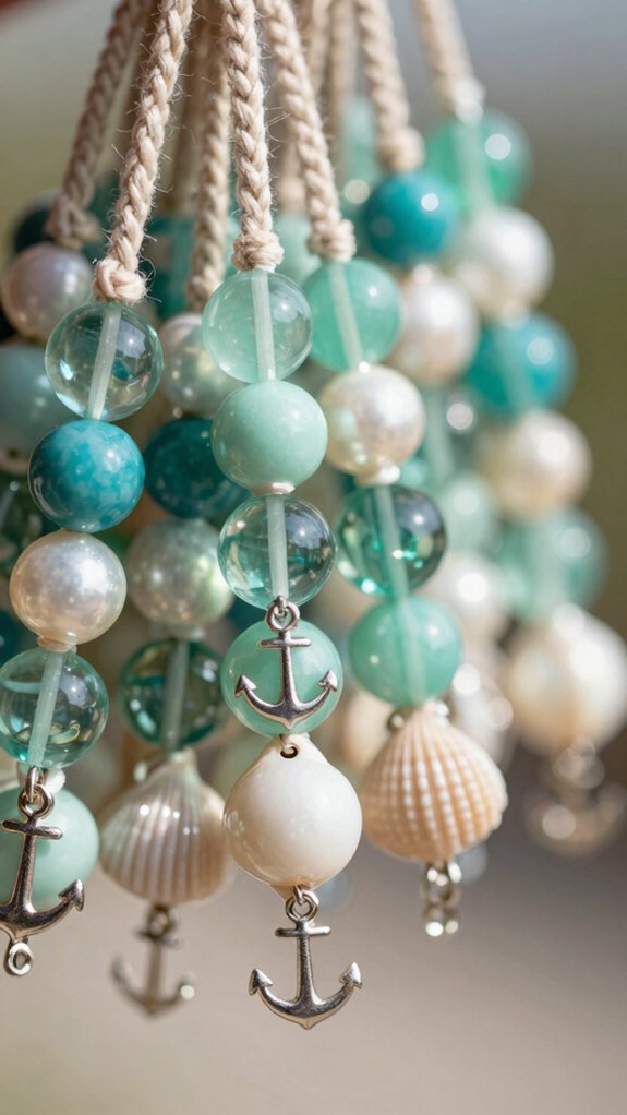 14 Beaded Keychains That Make Thoughtful Handmade Gifts 7 ocean charm keychain idea