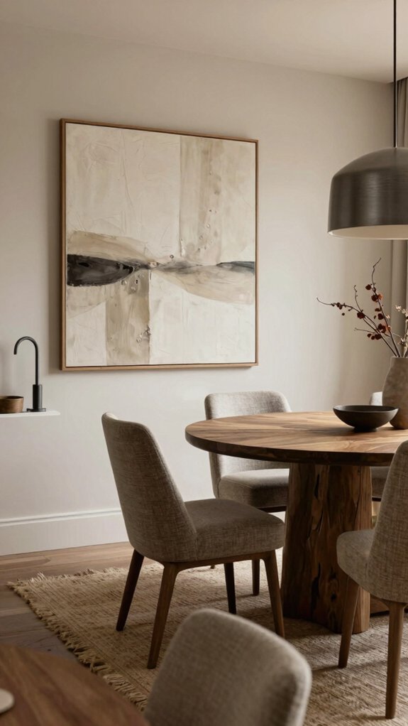 oversized dining room statement art