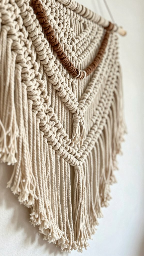 oversized macram wall hangings trend