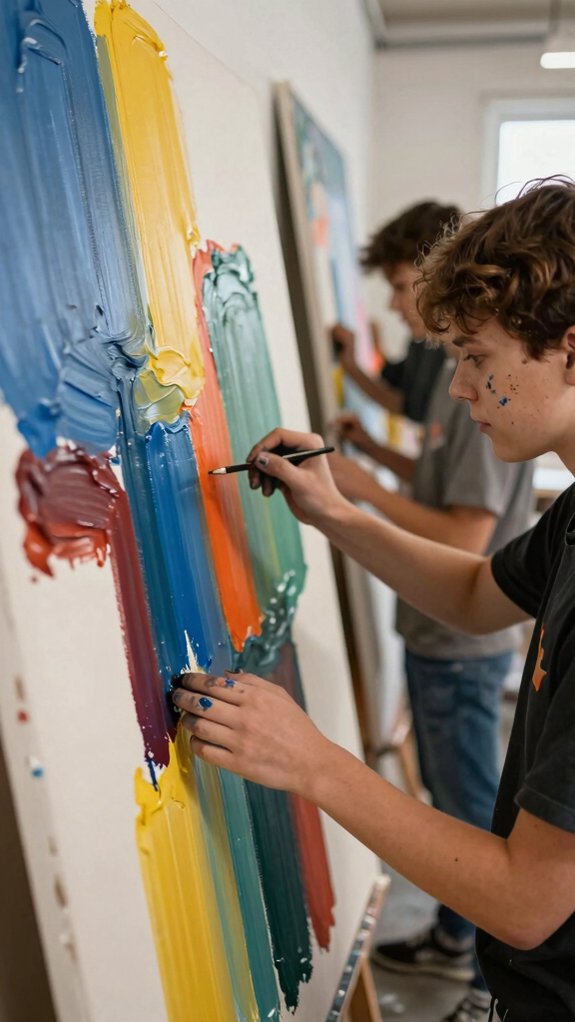 16 Art Projects for Teens That Feel Creative and Modern 3 oversized paint for bold freedom