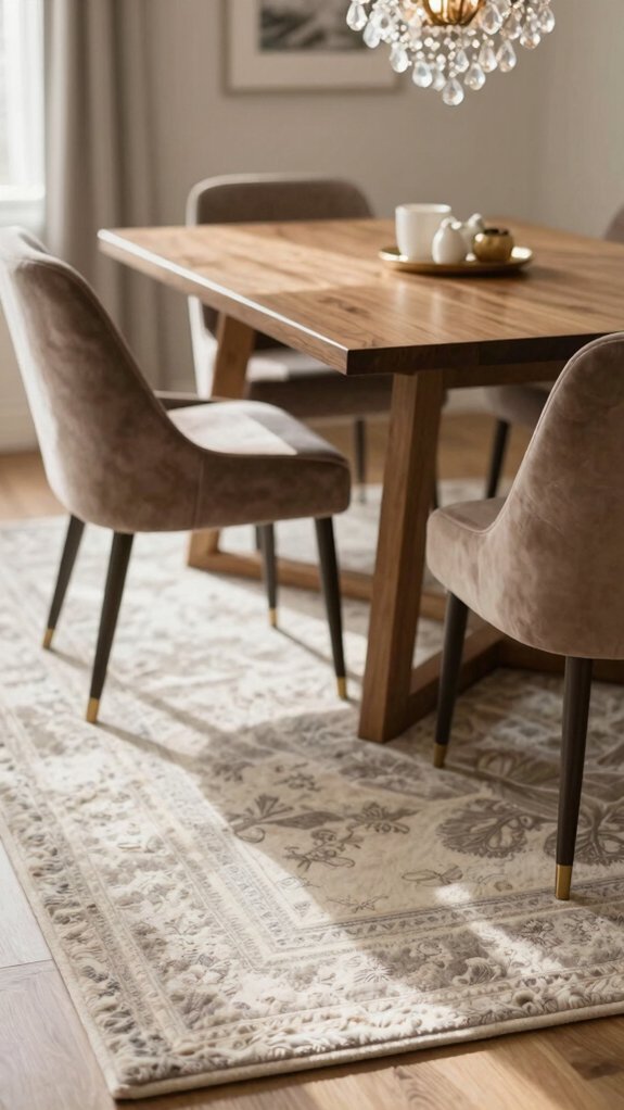 patterned rug for warmth