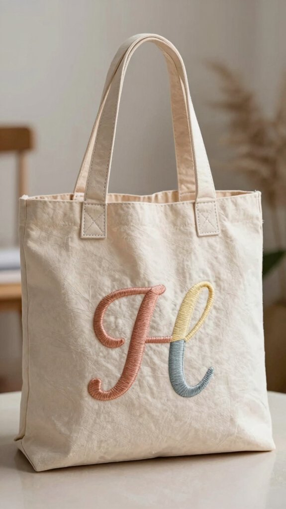 15 Cute Tote Bag Designs You’ll Want to Carry Every Day 14 personalized monogram tote style