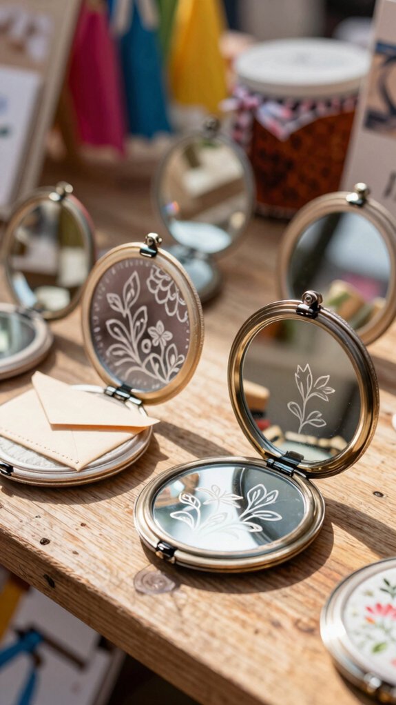 personalized pocket mirror keepsakes