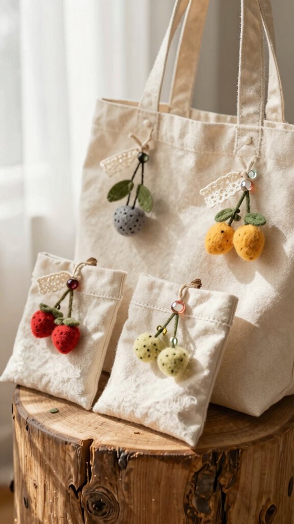 personalized tote bag charm