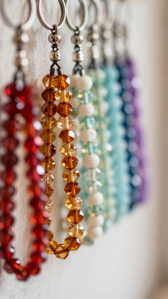 14 Beaded Keychains That Make Thoughtful Handmade Gifts 14 rainbow gradient keychain plan