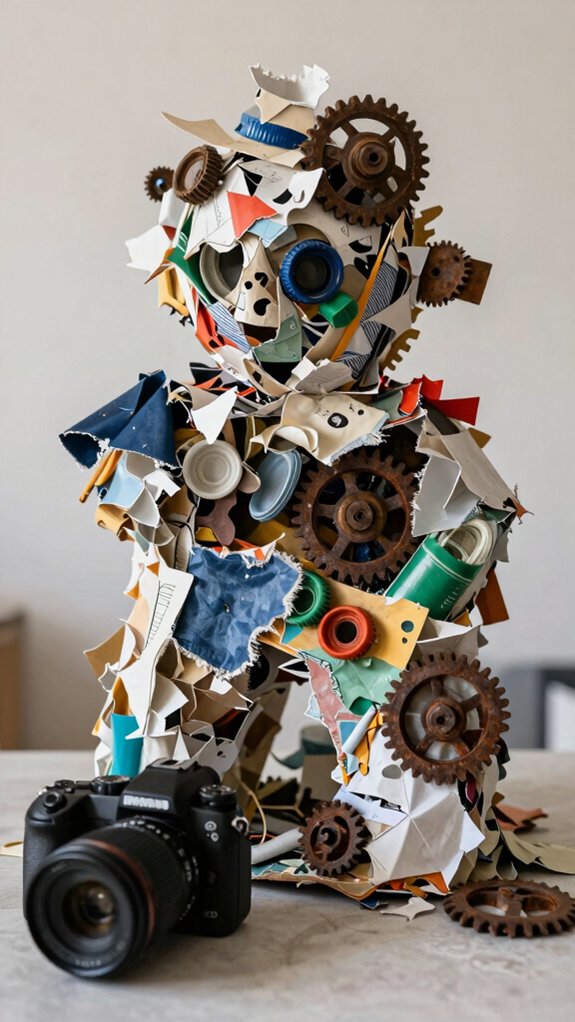 14 Upcycling Art Projects That Turn Everyday Waste Into Decor 15 recycled scrap tribe trophy