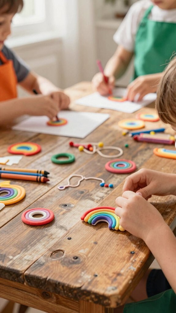 13 Retro Crafts for Kids Inspired by Old-School Fun 2 retro plastic charm keychains