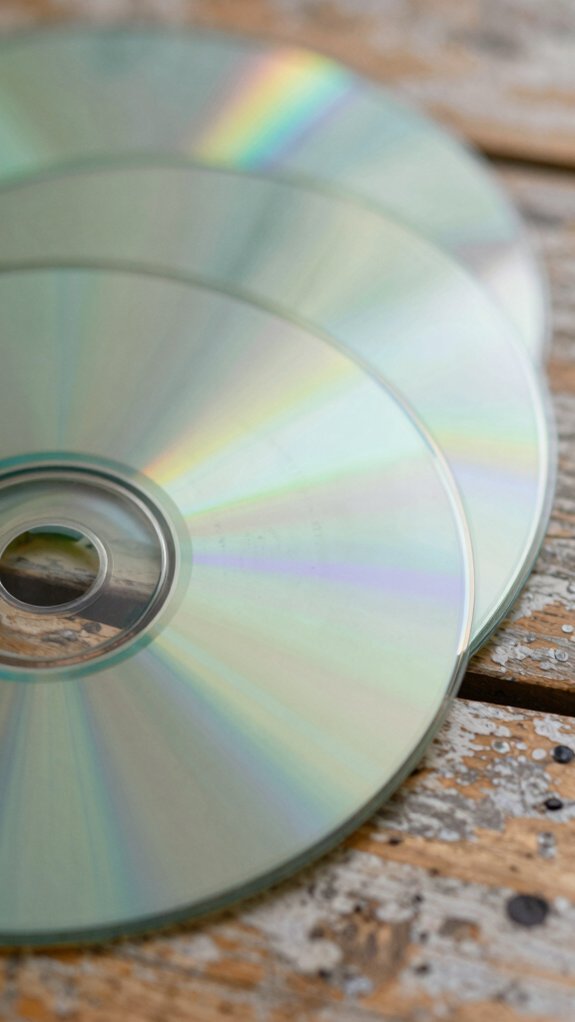 14 DIY CD Art Ideas That Give Old Discs a Stunning Second Life 8 shiny cd rainbow mosaic