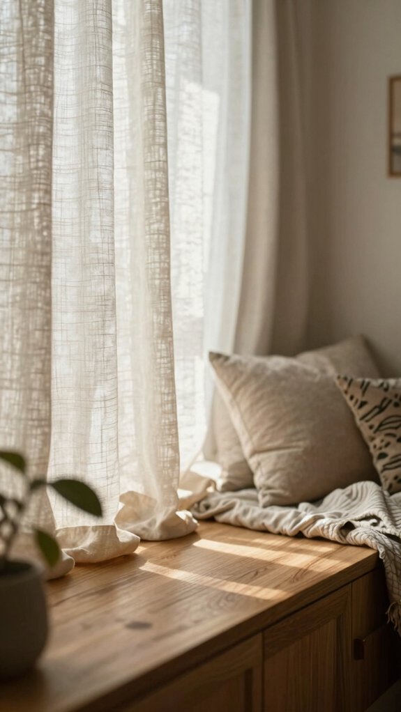 tension rod cozy window nooks